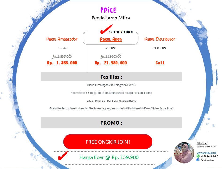 CARA BERGABUNG DI WAITEU ~ Distributor Waiteu