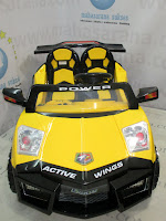 Mobil Mainan Aki DoesToys DT66 Lamborghini 2 Gearbox 2XL Yellow