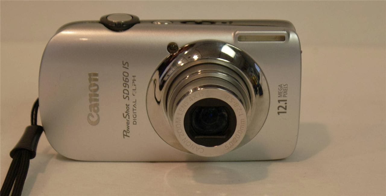 CANON POWERSHOT ELPH SD960 IS DIGITAL CAMERA 12.1 MP SILVER Gold