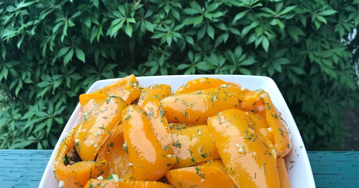 Кулинарные моменты: Быстрый маринованный перец