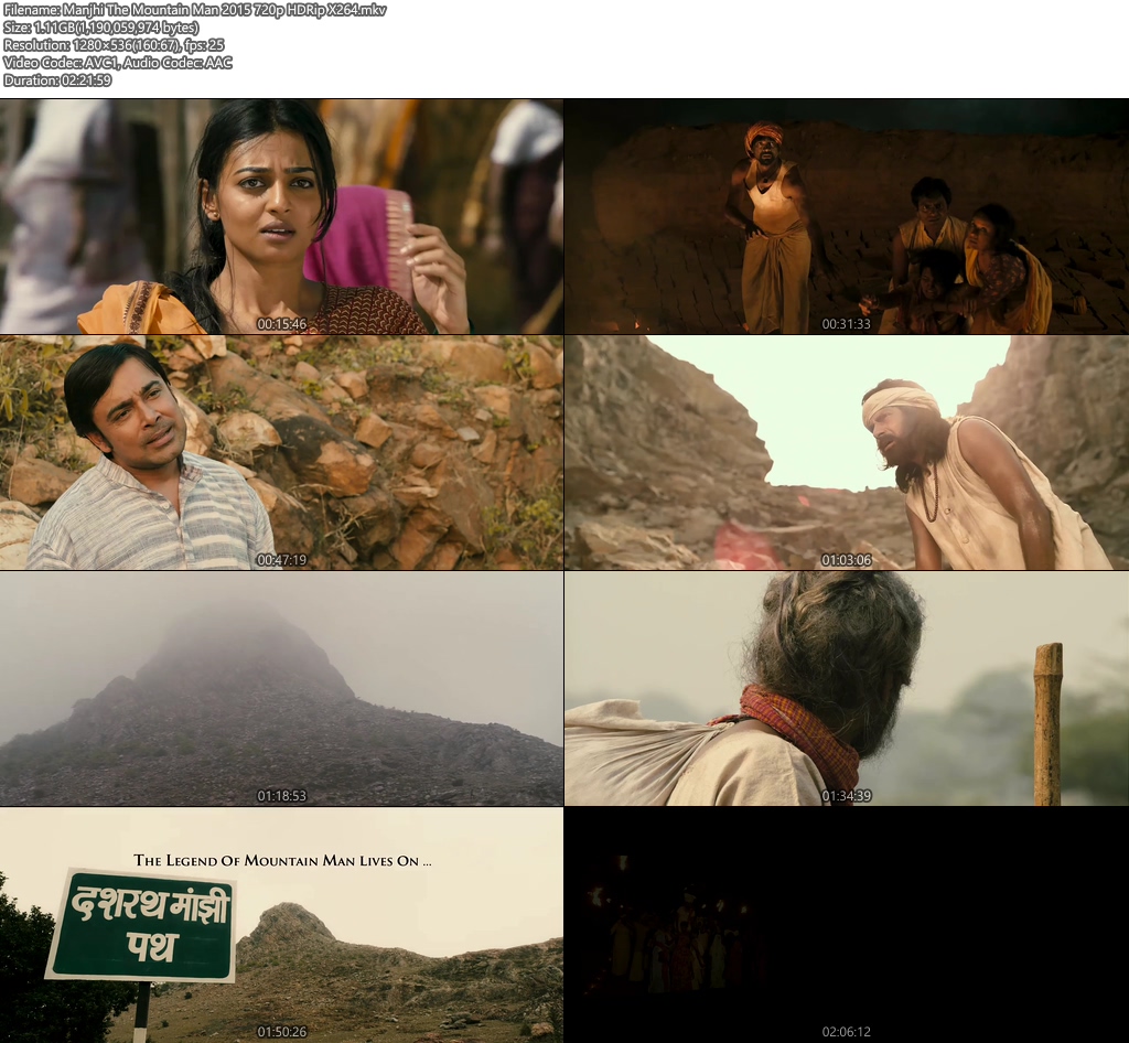 Manjhi The Mountain Man 2015 720p HDRip X264 Screenshot Manjhi The Mountain Man 2015 720p HDRip X264 Screenshot