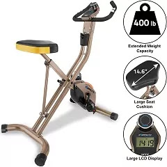 Exerpeutic Gold Foldable Exercise Bike