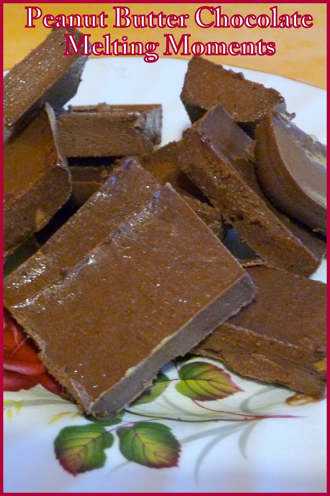 COCONUT OIL PEANUT BUTTER CHOCOLATE MELTING MOMENTS