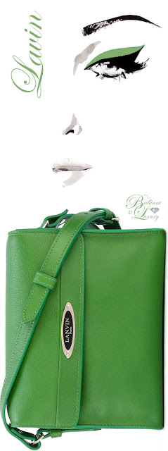 ♦Lanvin green Sac De Ville crossbody bag #pantone #bags #green #brilliantluxury