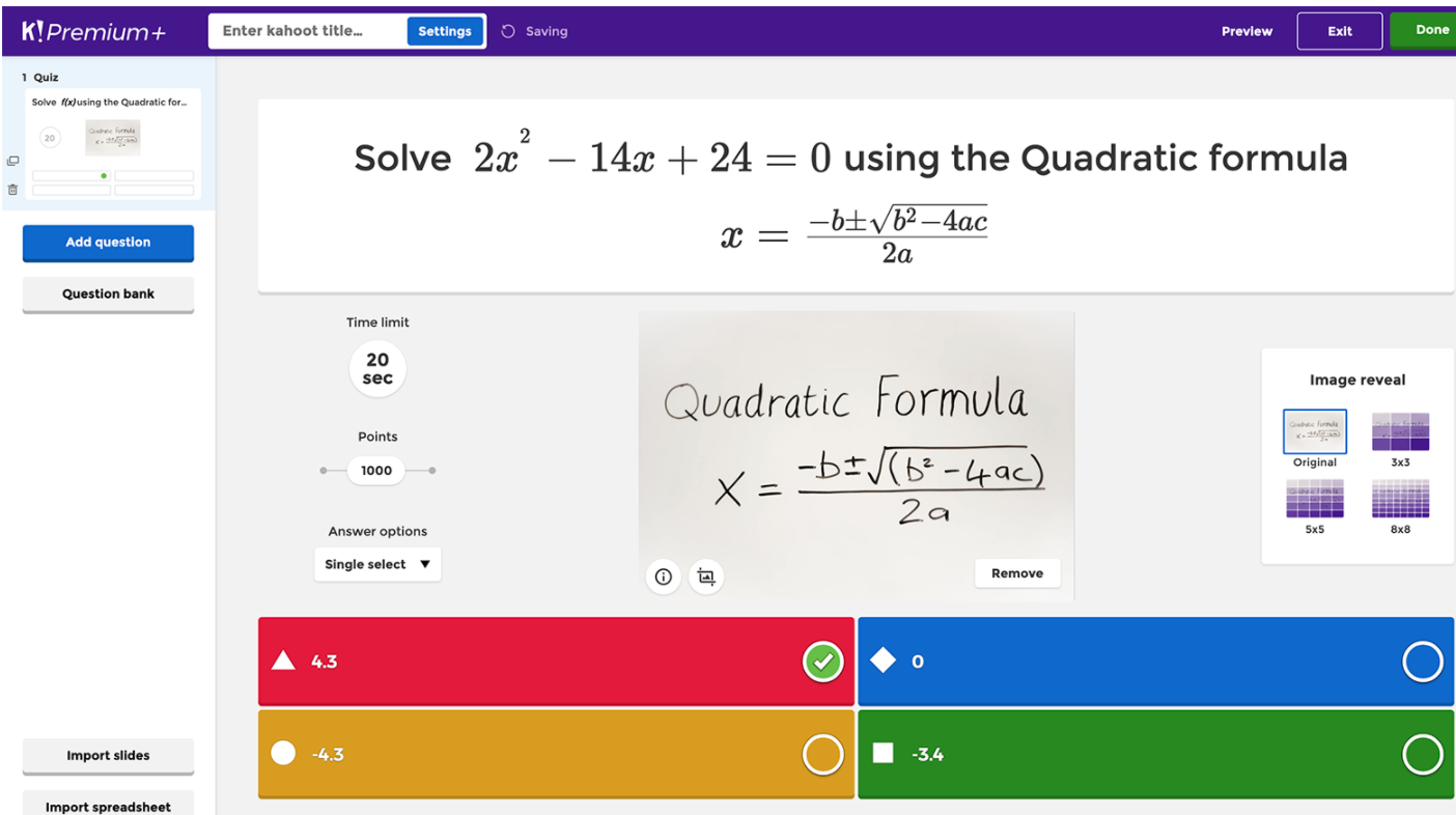 Important Kahoot Features for Math Teachers Educators Technology