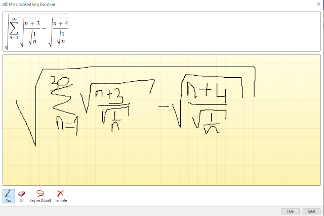 WORD’DE KARMAŞIK FORMÜLLER NASIL YAZILIR?