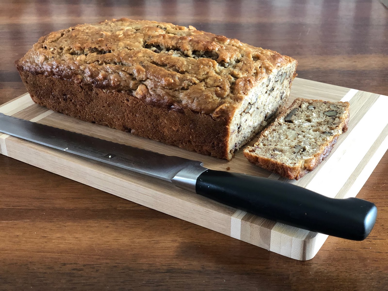 A Sunflower Life Banana Nut Oatmeal Bread