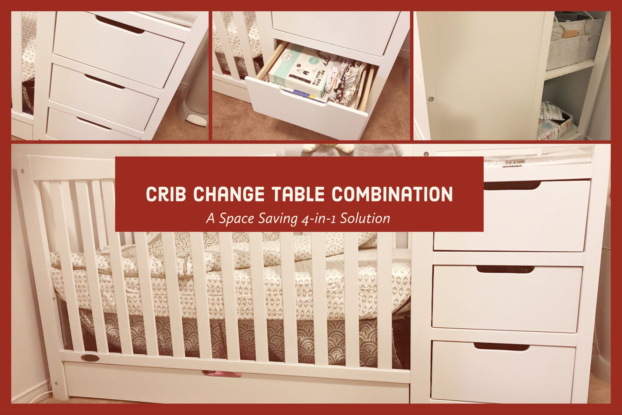 Review of Crib and Change Table in One The Graco Remi 4in1