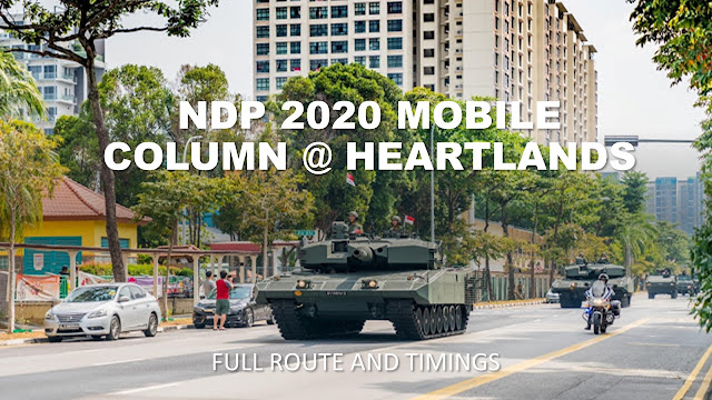 NDP 2020 Mobile Column @ Heartlands : Full Route , Location and Timings
