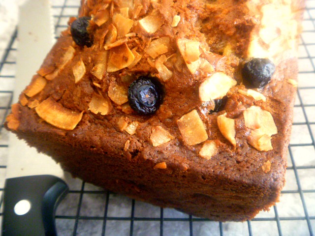 It's Baking Day! Try my tender and fluffy Blueberry Coconut Banana Bread. One bite won't be enough! - Slice of Southern