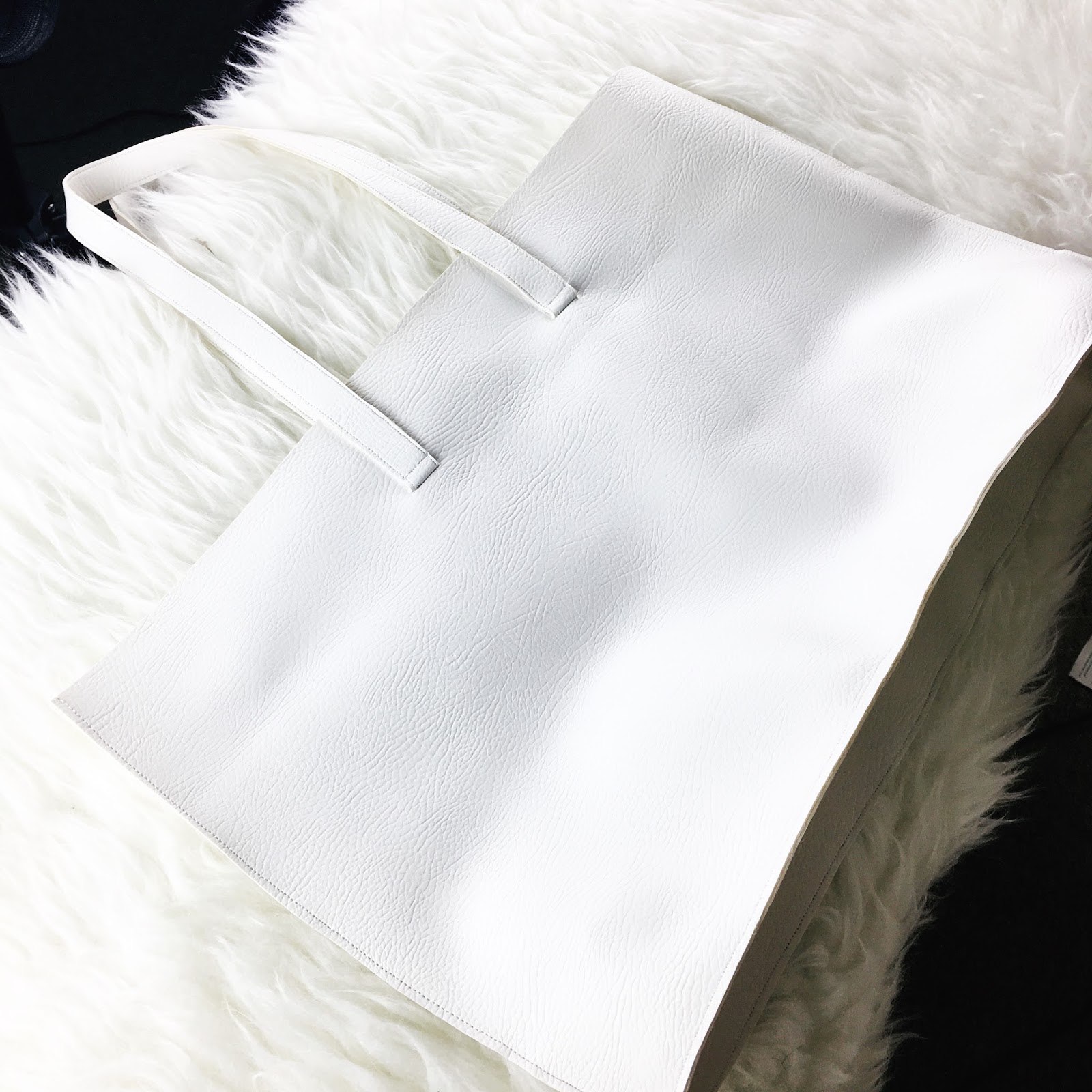 DIY How To Make A Faux Leather Tote Bag MISSSWANN FASHION BLOGGER