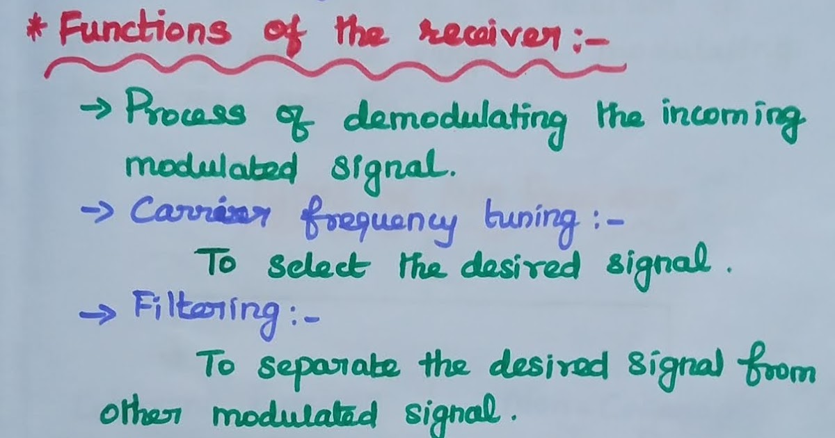 AM Receivers & Its Types Tuned Radio Frequency (TRF) Receiver