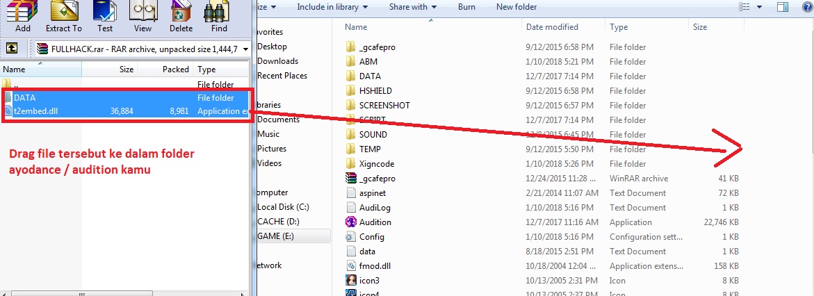 Cheat Ayodance Auto Key Dengan