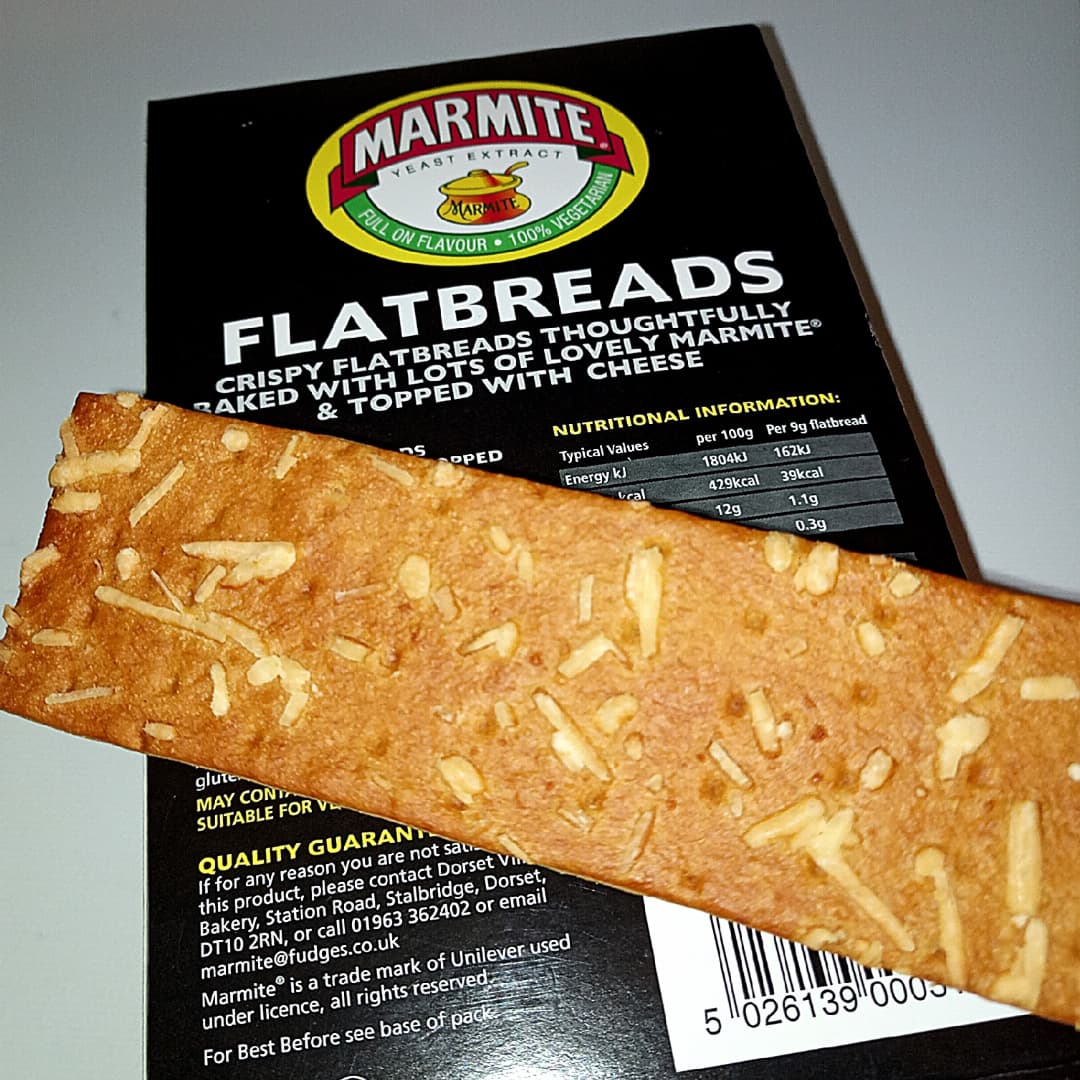 Supersupergirl's Food Reviews Marmite Flatbreads