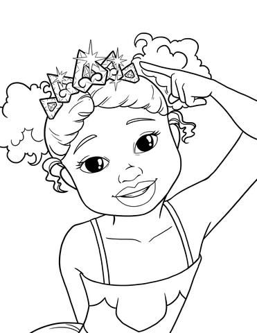 Top 8 beautiful black girls coloring pages