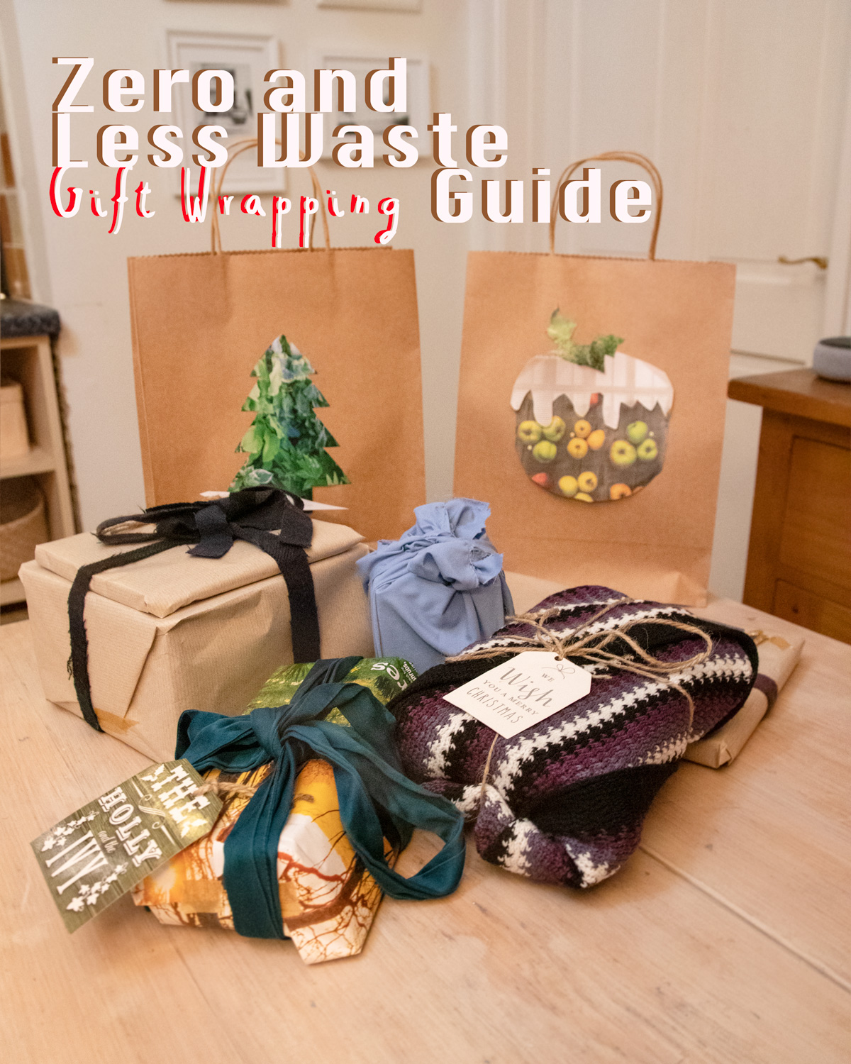 Zero waste brown paper bag wrapping paper : r/Frugal