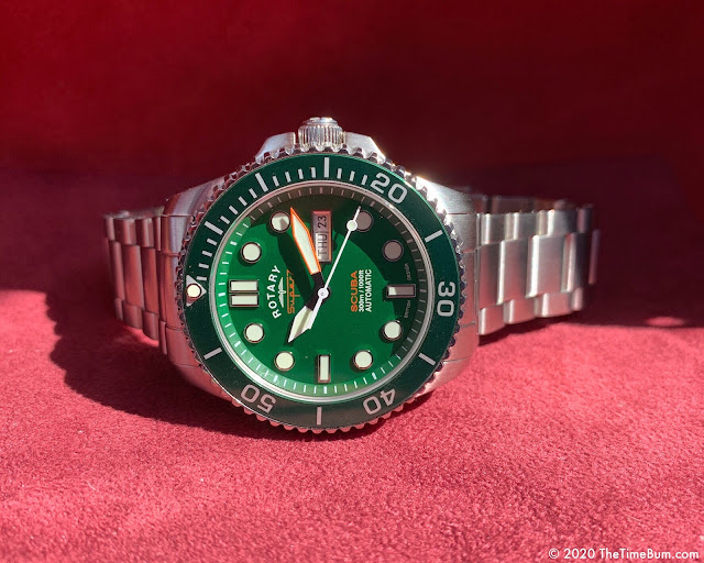 Rotary Super 7 Scuba for WatchNation green