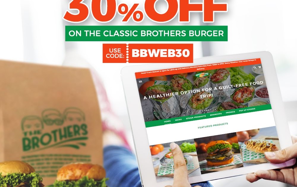 Manila Shopper Brothers Burger Online Promo Nov 2020