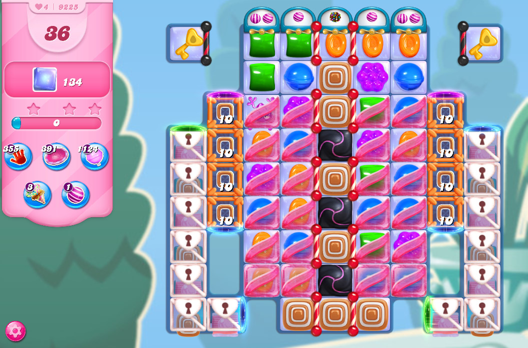 Candy Crush Saga level 9225