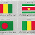 1980 - EUA - Bandeiras de Estados Membros da ONU