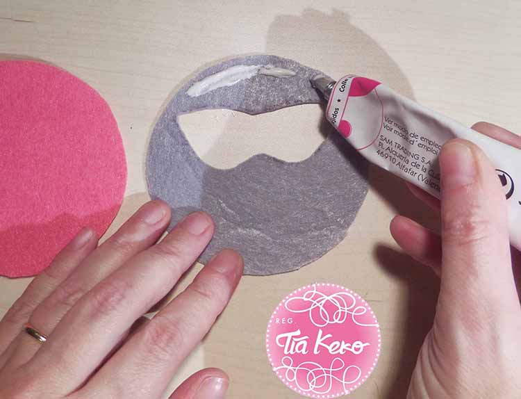 Tía Keko manualidades niños fieltro