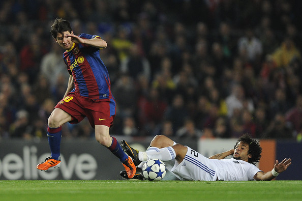 pictures Lionel Messi Barcelona v Real Madrid - UEFA Champions League ...
