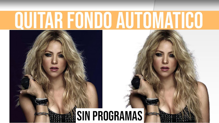 Eliminar Fondo a una Imagen Automáticamente Sin Programas