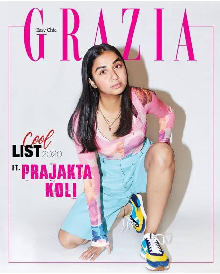 Prajakta Koli in Grazia Megazine