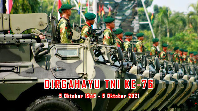 Ucapan Dirgahayu HUT TNI Ke 76 Tahun 2021 plus wallpaper HUT TNI ke-76