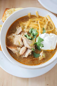 This savory pork verde chili is full of flavor and so hearty and delicious!