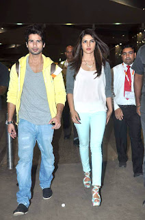 Shahid Kapoor, Priyanka & Vidya Balan attend screening of 'Teri Meri Kahaani'