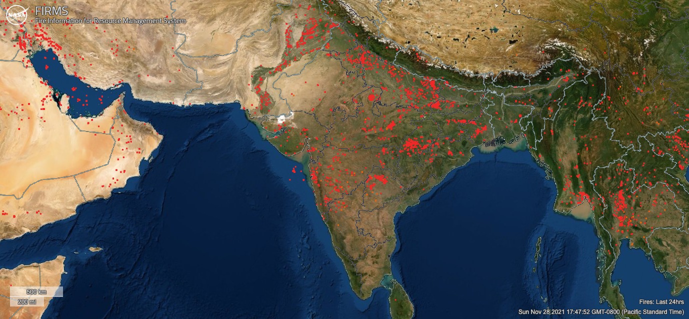 Haq's Musings Farm Fires Make Pollution Worse in Delhi and Lahore
