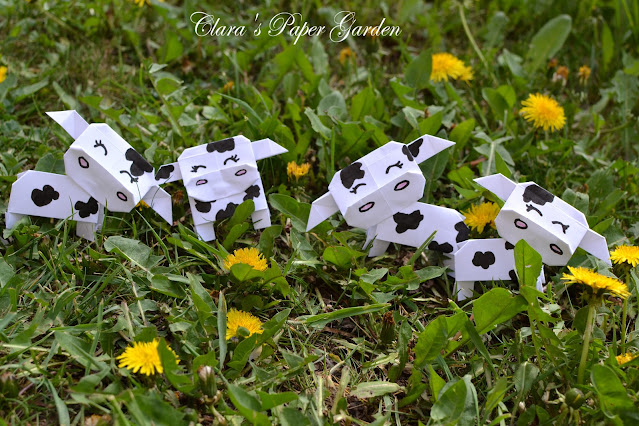 origami cute cows