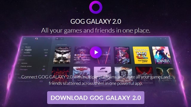 Have gog chat 2.0 doesnt galaxy GOG GALAXY