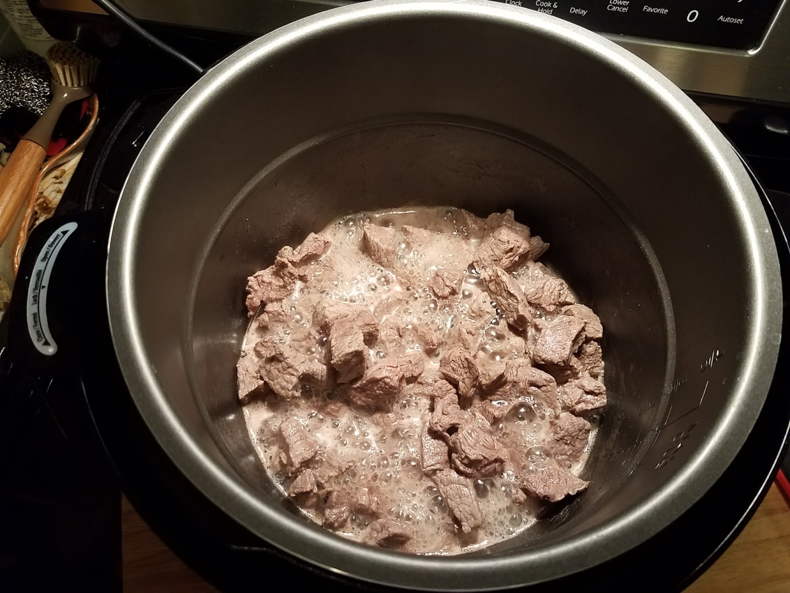 Tomato Basil Beef Soup