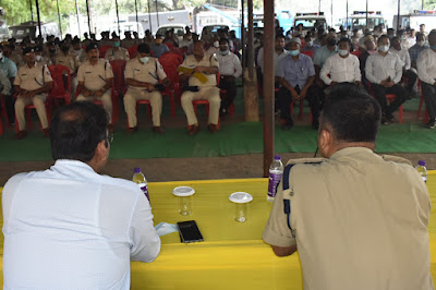 Durga Pooja DM and SSP GAYA: दुर्गा पूजा मूर्ति विसर्जन हेतु विधि एवं शांति व्यवस्था, Durga Puja - Law and order for idol immersion, AnjNewsMedia