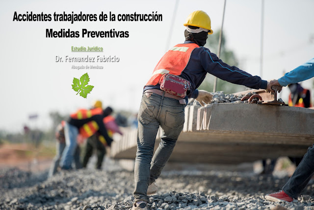 Accidentes trabajadores de la construcción. Medidas preventivas seguridad