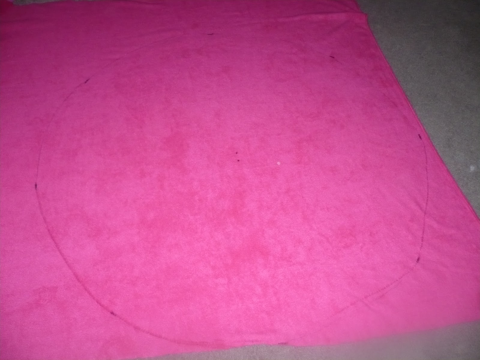 Crafty Mommy At Home NoSew Two Layer Fleece Poncho