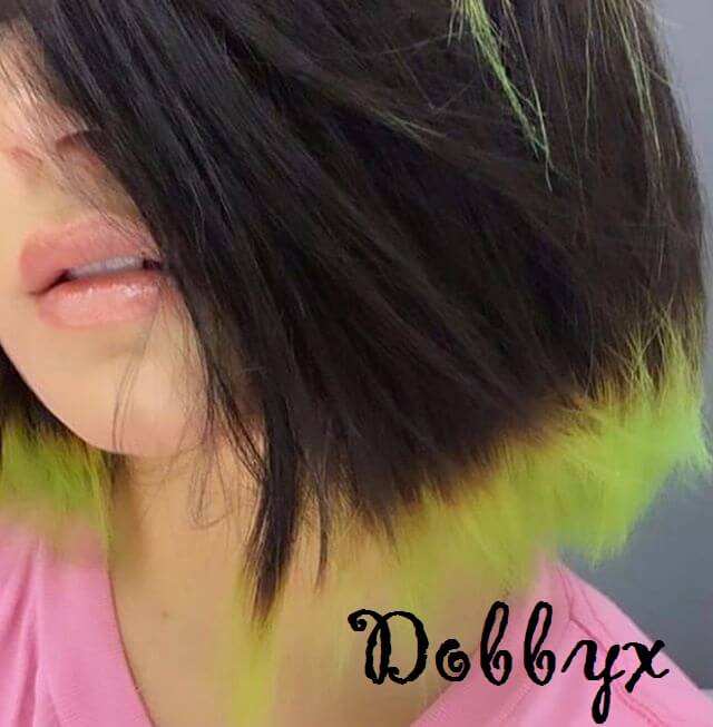 Demi Lovato Neon Green Hair Dobbyx