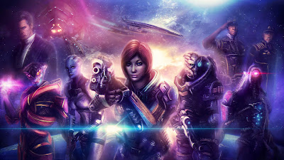 mass effect fan art hd wallpaper