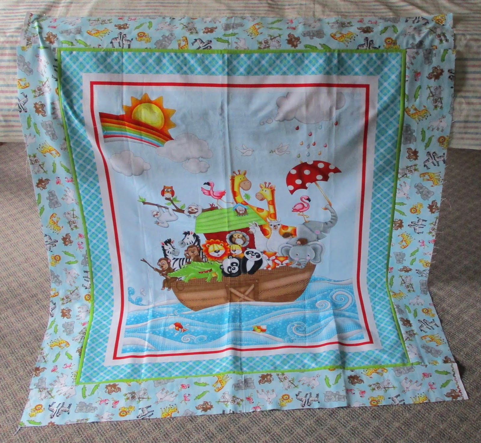 Gretchen S Little Corner Retreat Project 2 Noah S Ark Crib Quilt