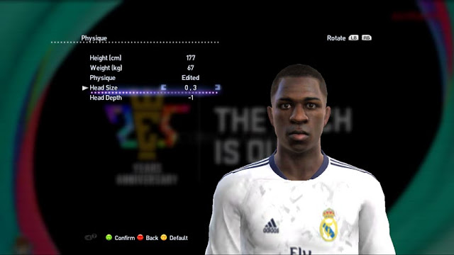 Pes 2013 Ryan Sessegnon And Vinicius Junior Face Kazemario Evolution