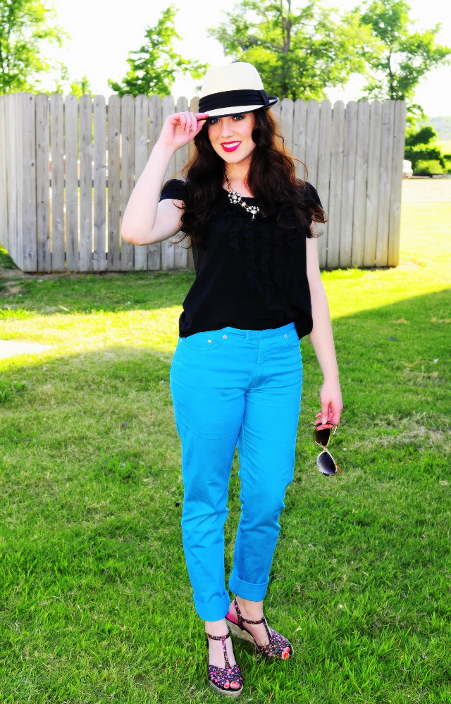 feeling teal {how to wear DIY} crazy about coral