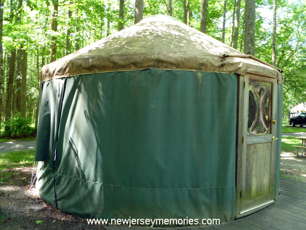 Yurts at Allaire State Park