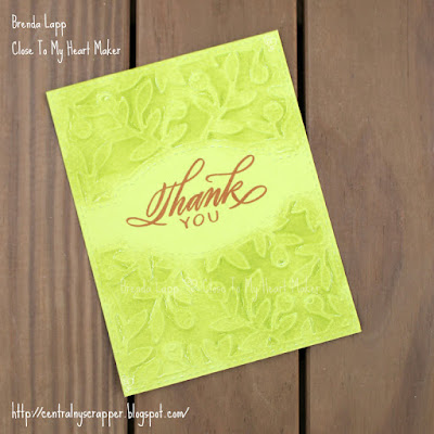 card created with Olive Branches Background & Distress Oxide™ Inks