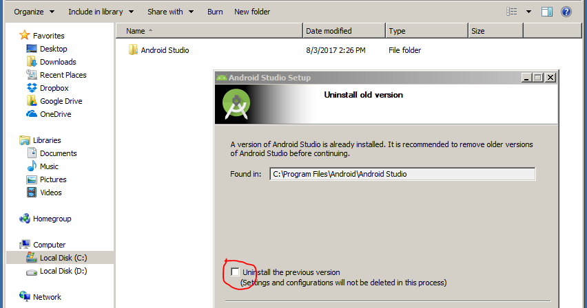 Oline IT:Blog: How to install Multiple Android Studio Versions