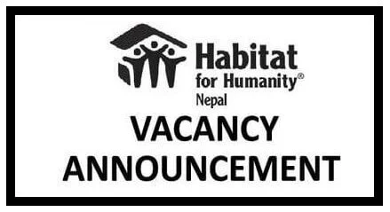 Habitat for Humanity Nepal Vacancy 
