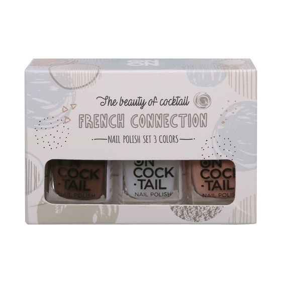 SET SƠN MÓNG 3x6ML FRENCH CONNECTION - ON&ON SET SƠN MÓNG 3x6ML FRENCH CONNECTION - ON&ON