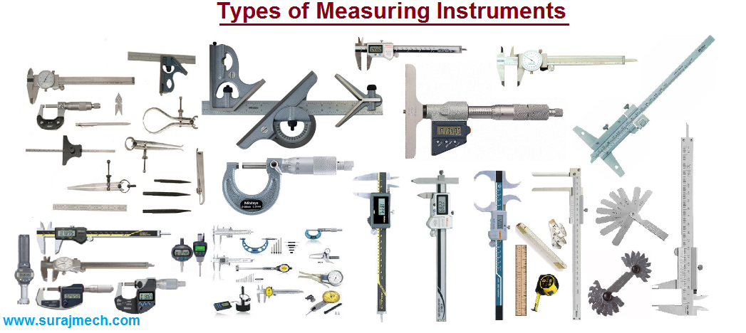 Types of measuring instruments