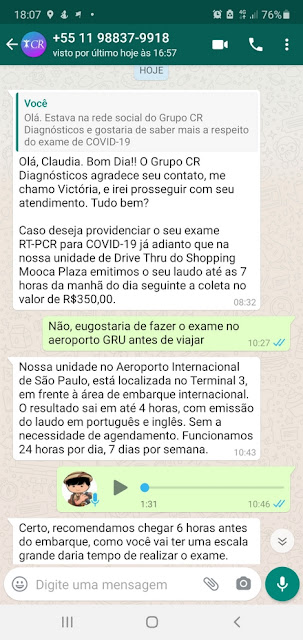 Como é fazer o exame de Covid no Aeroporto de Guarulhos
